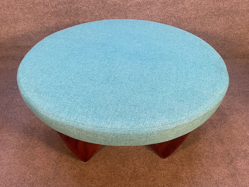 Vintage British Mid Century Modern Astro Teak Ottoman by G Plan image 2