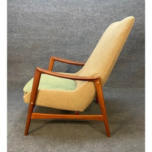 Vintage Danish Mid Century Modern Teak Lounge Chair by Dux image 4