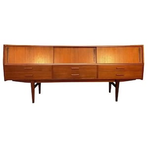 Vintage Danish Mid Century Modern Teak Credenza image 1