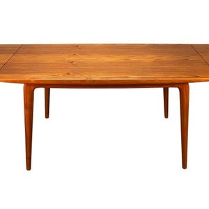 Vintage Danish Mid Century Modern Teak Boomerang Dining Table by Alfred Christensen image 3