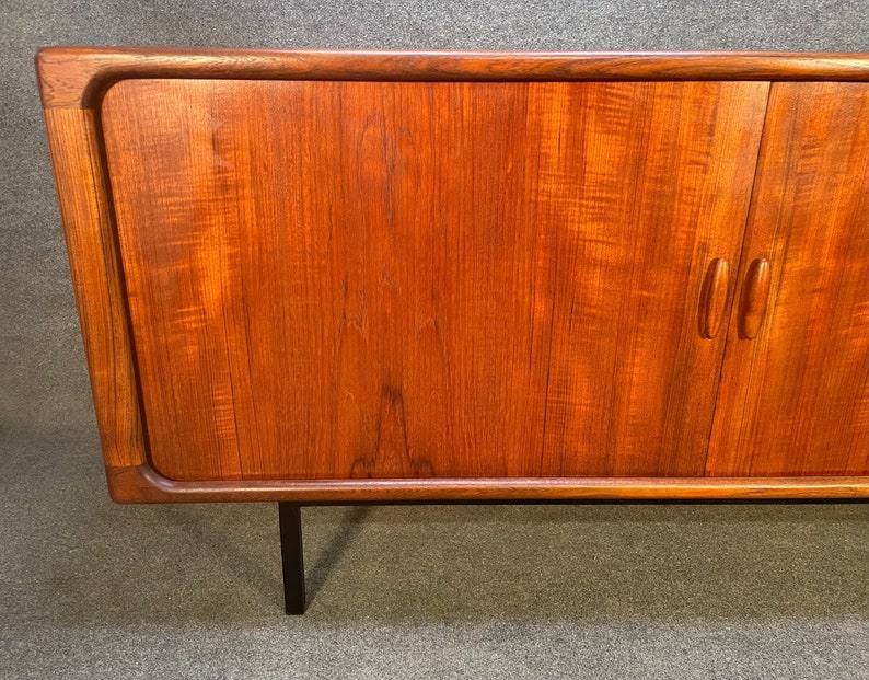 Vintage Danish Mid Century Modern Teak Credenza by Dyrlund image 10