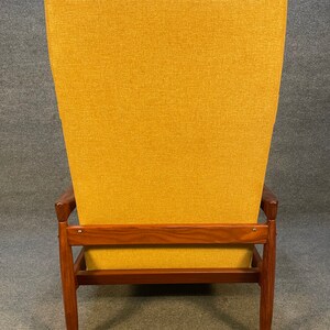 Vintage Danish Mid Century Modern Teak Kolding Lounge Chair by Erik Wortz image 8