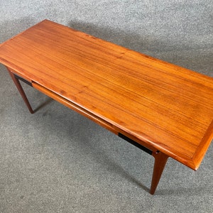 Vintage Danish Mid Century Modern Teak Coffee Table image 7