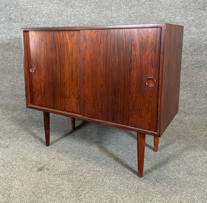 Vintage Danish Mid-Century Modern Rosewood Cabinet by Kai Kristiansen image 2