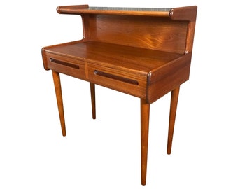 Vintage Danish Mid Century Modern Teak Side Table - Entry Chest
