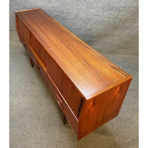 Vintage Danish Mid Century Modern Teak Credenza image 7