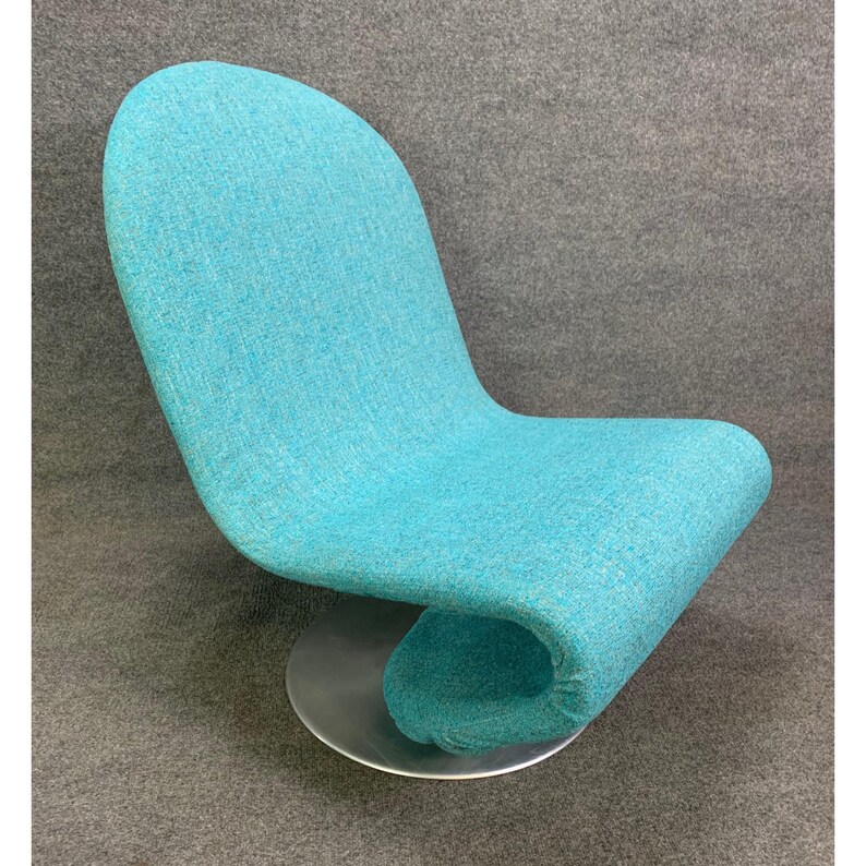 Vintage Danish Mid Century Modern System 1-2-3 Lounge Chair by Verner Panton image 3