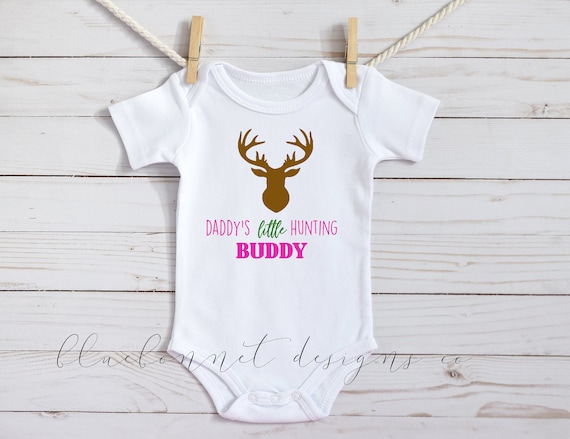Hunting onesie for baby girl Clearance
