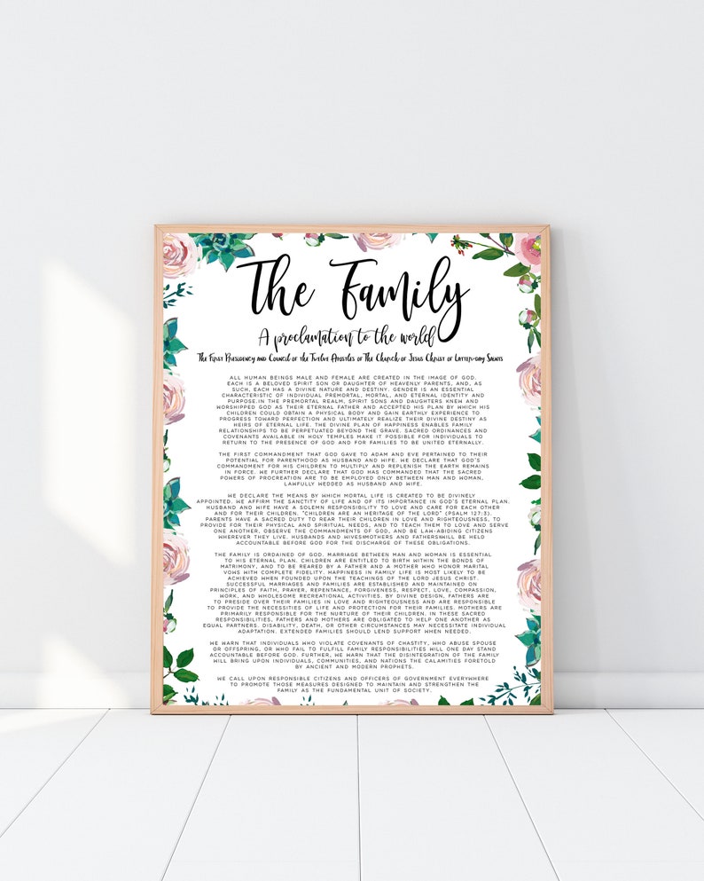 The Relatives A Proclamation in the direction of the Planet LDS Printable Immediate Down load Electronic History Floral LDS Ornamental Print/mormon prints/lds church photo relating to The Family a Proclamation to the World Free Printable titled The Household A Proclamation in direction of the Planet LDS Printable Prompt Obtain Electronic Document Floral LDS Ornamental Print/mormon prints/lds church