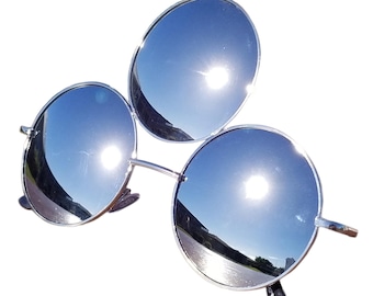 Third Eye Sunglasses, Reflective Mirrored Lenses, FREE Cleaning Pouch