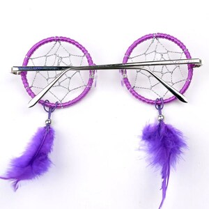 Purple Sky DreamCatcher Glasses, DreamCatcher Eyewear, Rave Glasses, EDM Glasses, EDM Gear, Festival Gear image 5