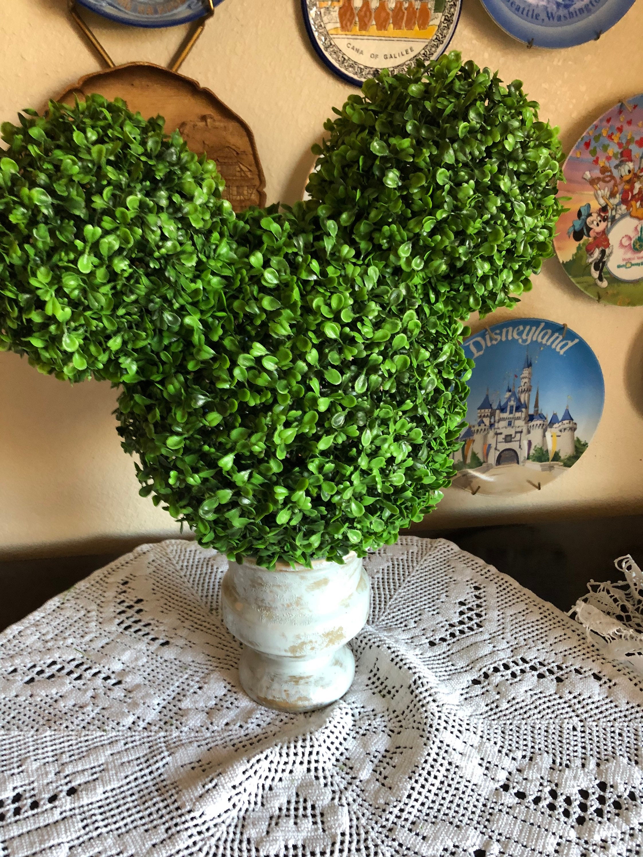 Mickey head Topiary Disney Topiary Decor Topiary Mickey | Etsy
