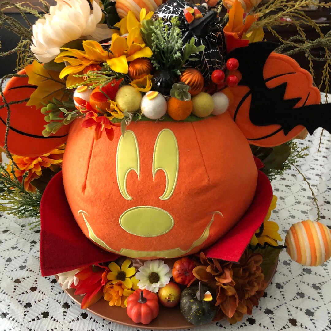 Mickey Halloween Centerpiece, Disney Mickey Halloween Tabletop, Disney