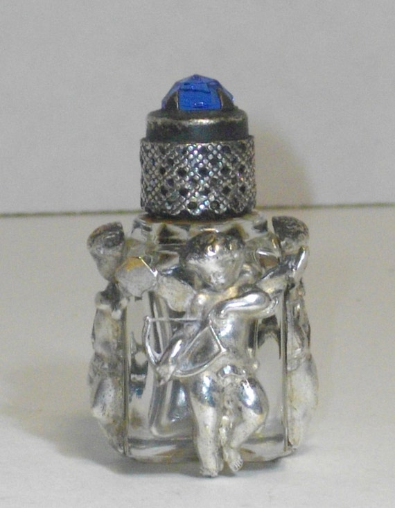 French CHERUBS Miniature Perfume Bottle Cherub perfume | Etsy
