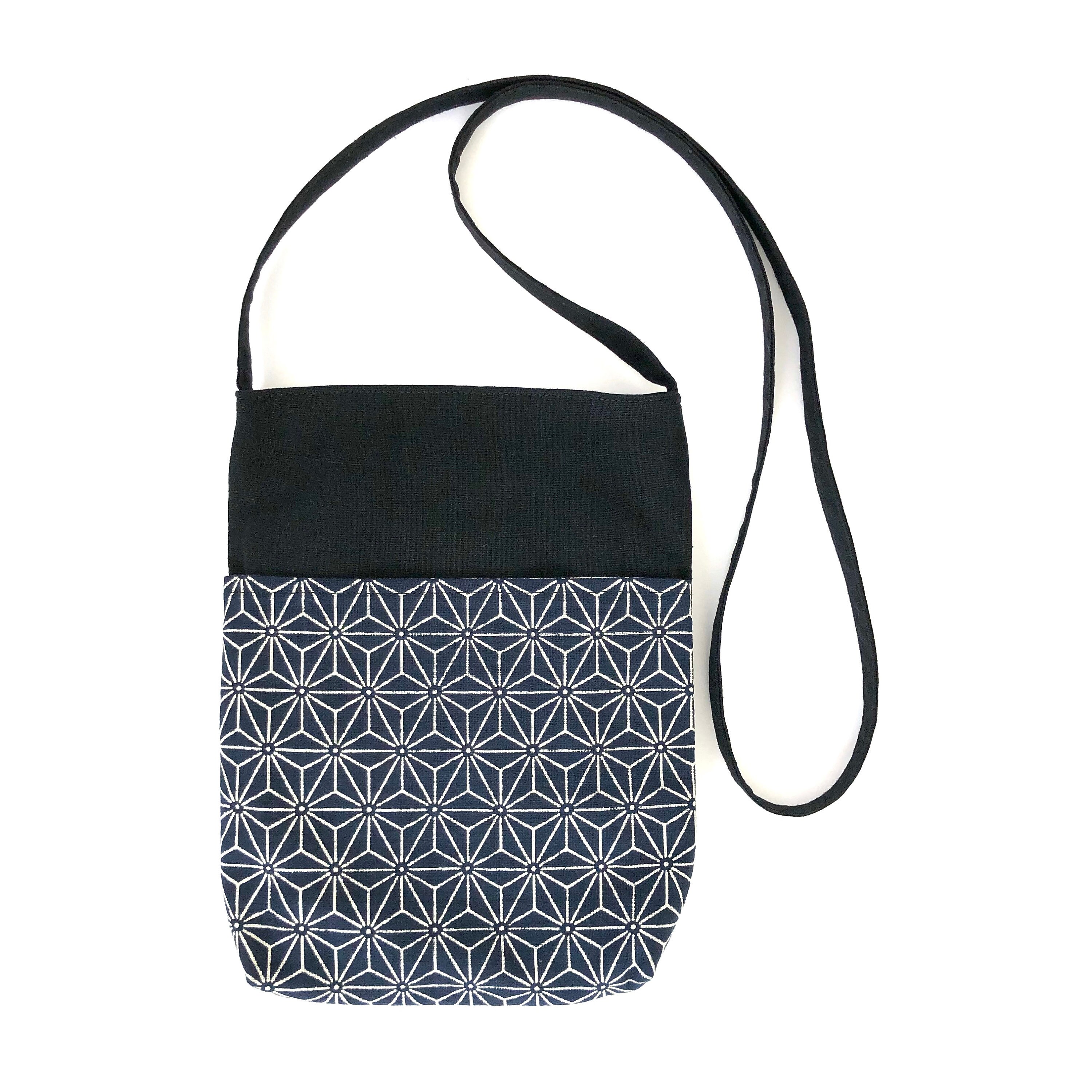 Shoulder Bag in Japanese Asanoha Fabric Etsy