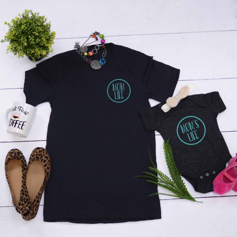 Mom Life Mom S Life Mom Baby Combo Baby Shower Gift Etsy