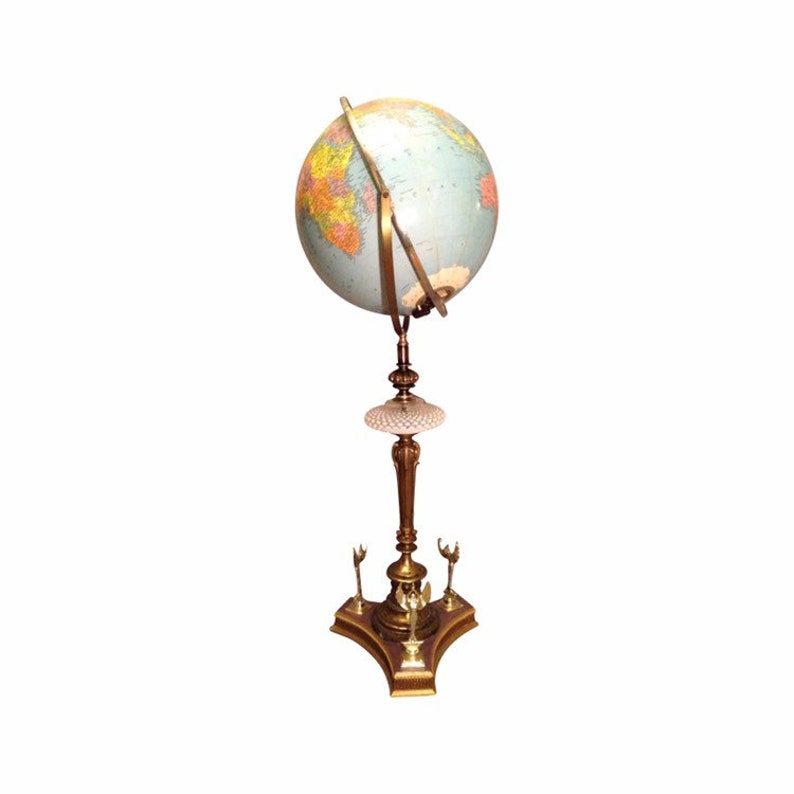 Original Light Up Globe Floor Lamp Etsy