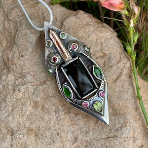 Moldavite Pendant. Silver 925 (752)