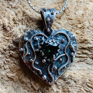 Moldavite Pendant. Silver 925 (1130)