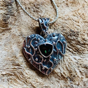 Moldavite Pendant. Silver 925 (1113)