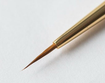 Pincel de marta roja Rembrandt, tamaño 00: herramienta para esmaltado y joyería