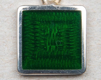 Polvo de esmalte Limoges transparente verde oscuro 119: Materiales para la fabricación de joyas (25 g, 50 g, 100 g)