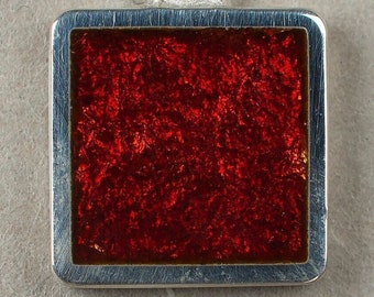 Enamel Powder Dark Red Transparent Enamel No 42, 25gr. Glassed Enamel Powder For Enameling In Kiln And Torch, Supply For Enameling