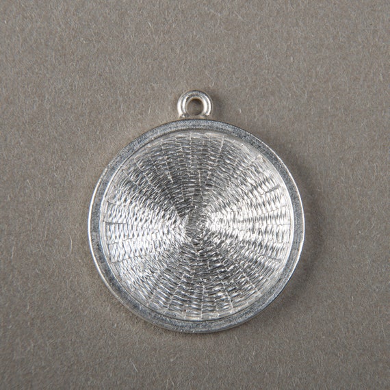 Small Round Engravable Earrings Polished Sterling Silver Small Round Engravable Earrings Polished Sterling Silver