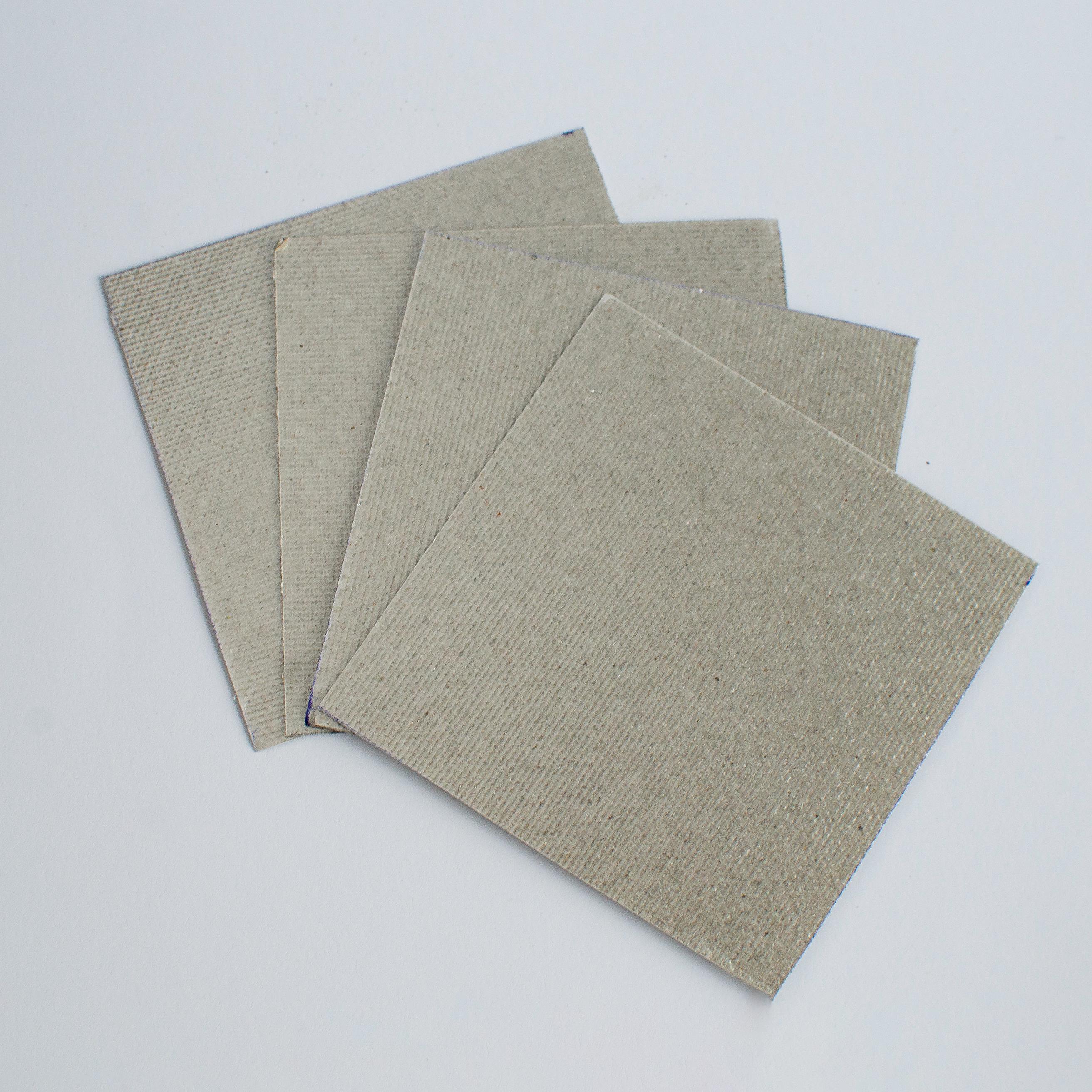 High Temperature Mica Sheets (65x65mm), Enamel Art Tool - 4 pcs
