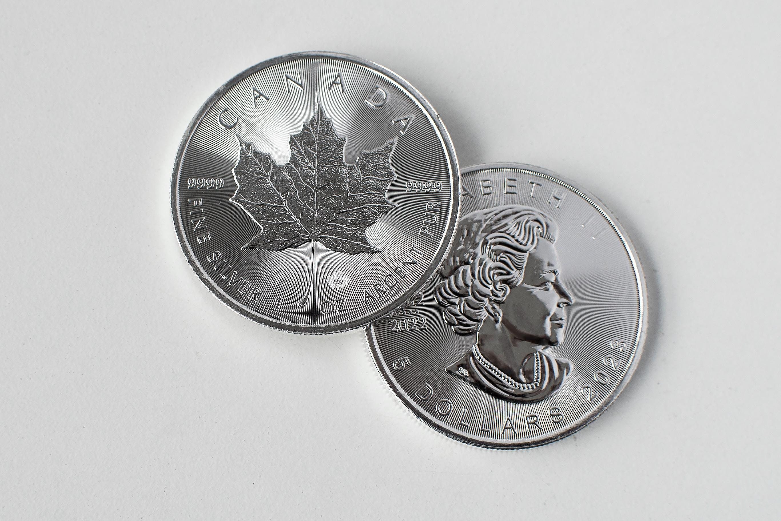 銀貨 2022 Canada Maple Leaf MS69（Canadian Maple Leaf MS 69