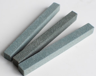 カーボランダムエメリーストーン：金属研磨、研ぎ棒（10 cm）