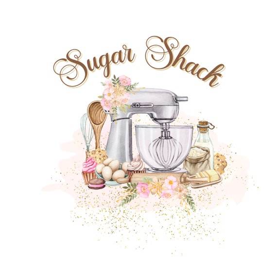 Rolling Pin Logo Bakery Logo Mixer Logo Baking Logo Food Etsy