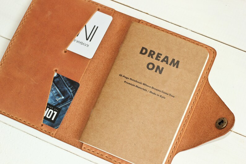 Journal Cover Leather Notebook Field Notes Cover Moleskine Etsy