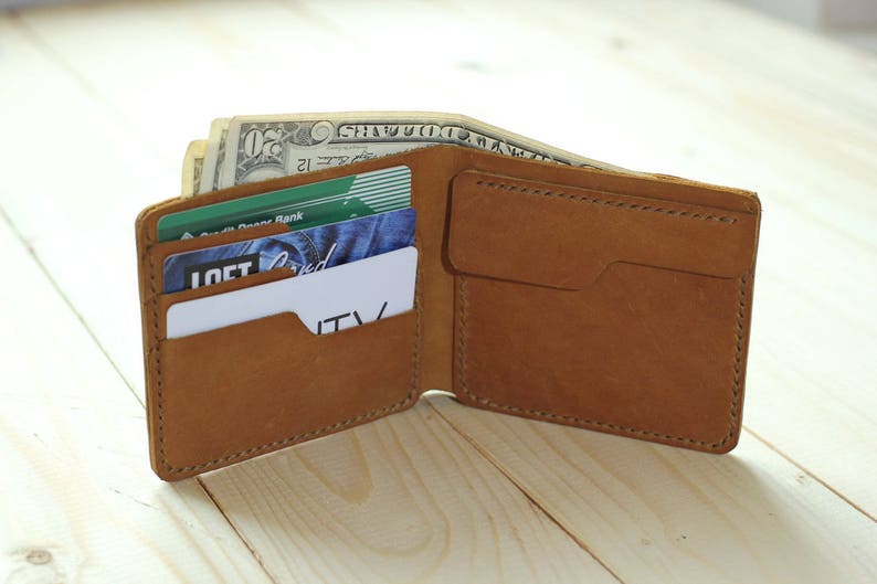 Coin Mens Wallet Leather Wallet Coin Purse Coin Holder Coin Etsy