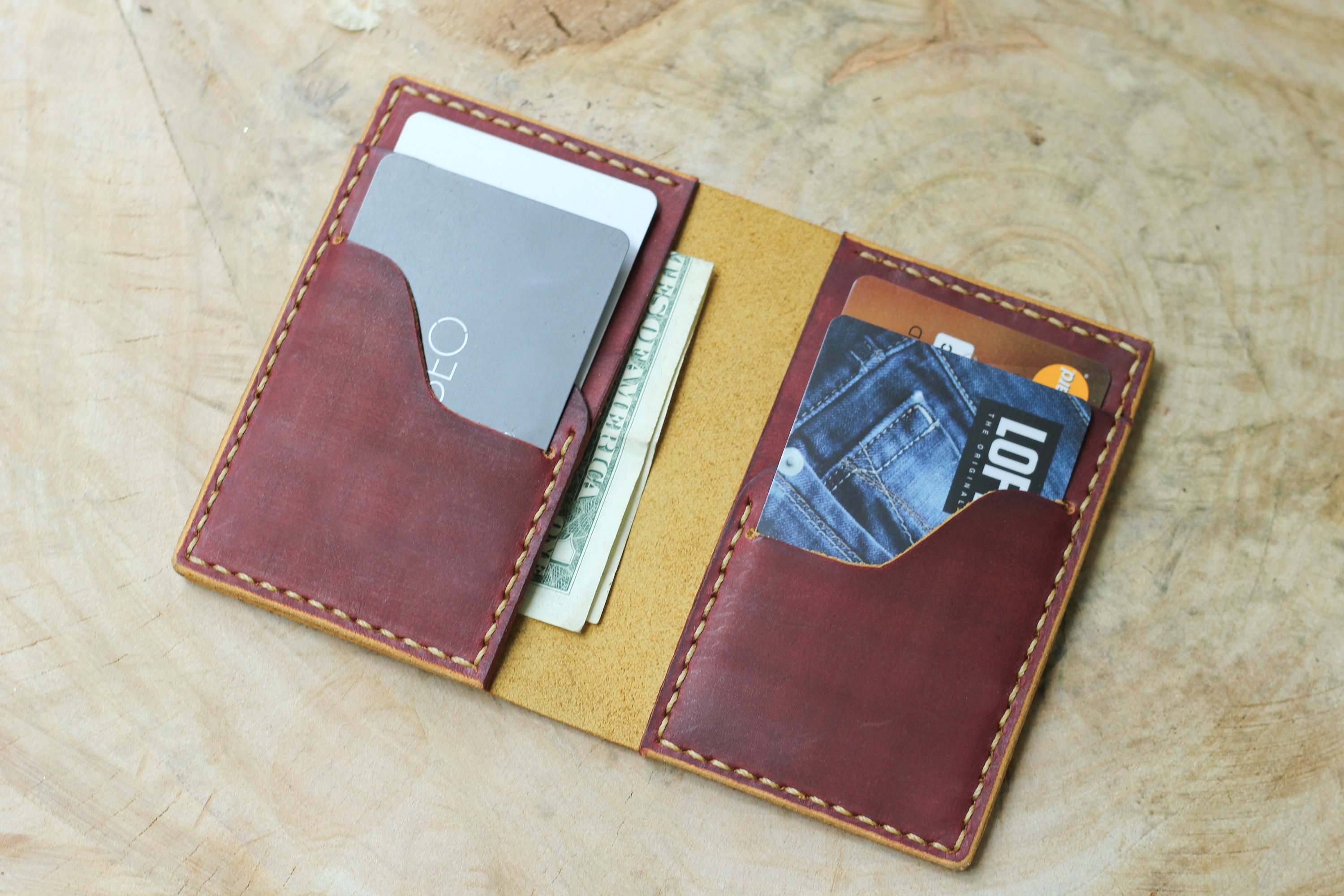 Wallet Minimalist Credit Card Holder Slim Man Wallet Corporate | Etsy