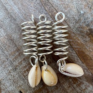 Loc Jewelry, Loc Beads, Loc Coils, Cowrie Shell Loc Jewelry, Dread Bead, Dread Coil, Dread Coils, Braid Jewelry, Braid Coils, Dread Cuff