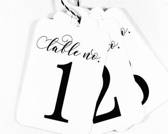 Wedding Table Decor, Number Tags, Party Table Numbers, Numbers For Table, Wedding Tags