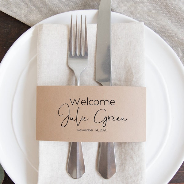 Paper Napkin Rings - Etsy