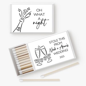 Custom Matchboxes Matches Wedding Souvenirs, Personalized Keepsake Matches