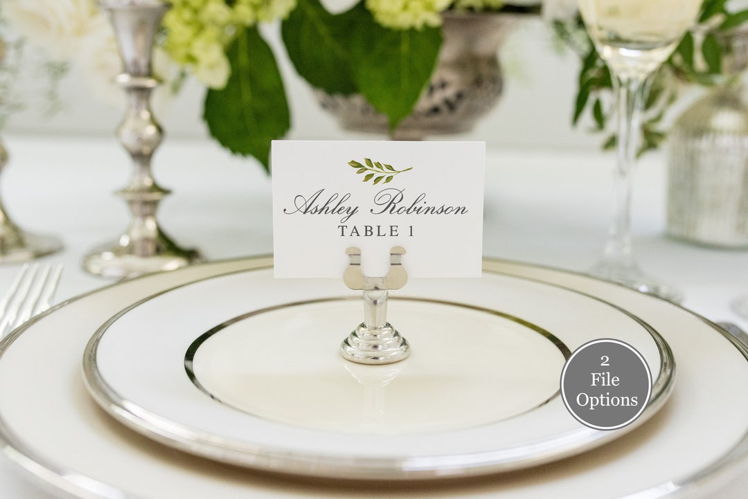 Editable Tented Wedding Name Cards Printable Escort Place - Etsy