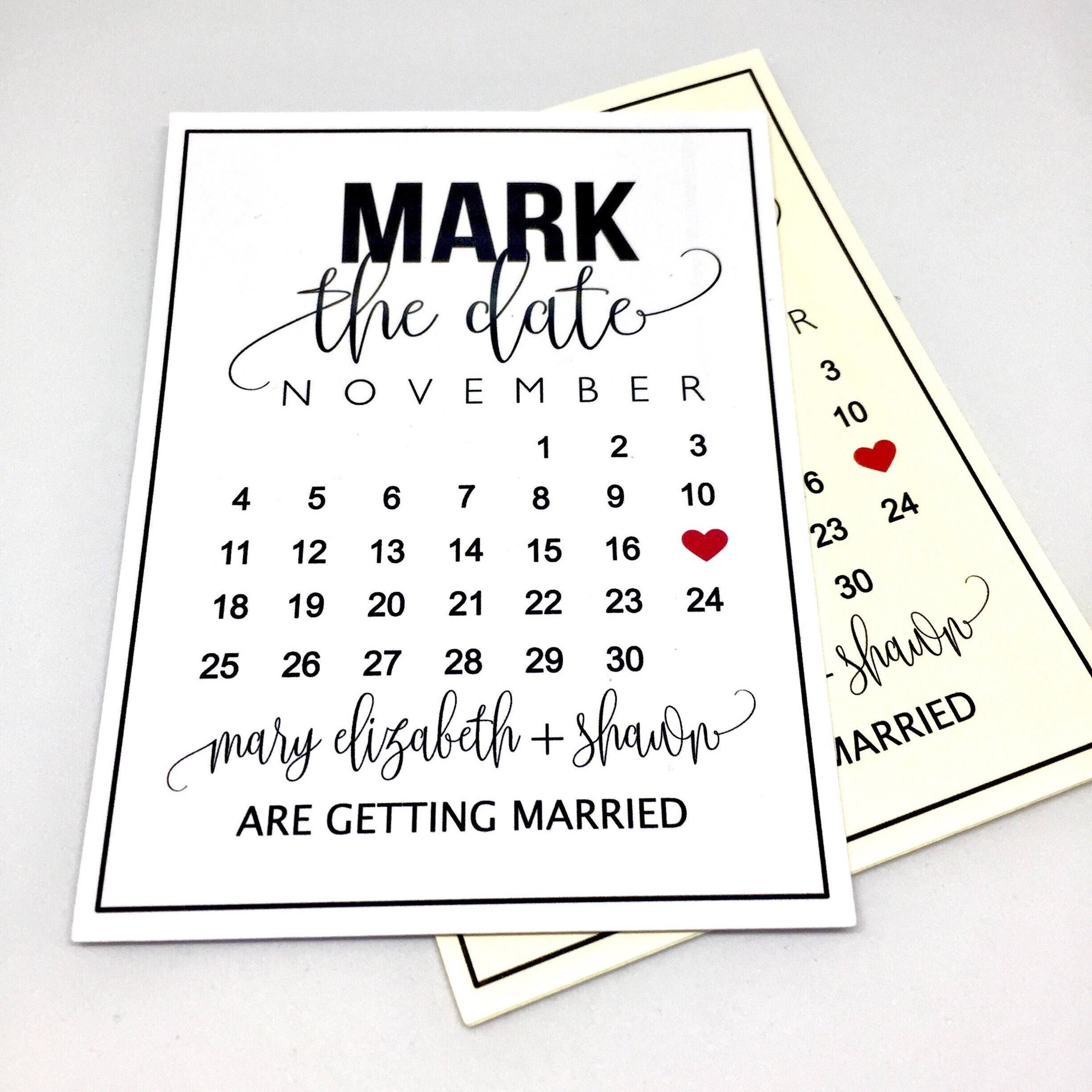 Mark Your Calendar - Etsy