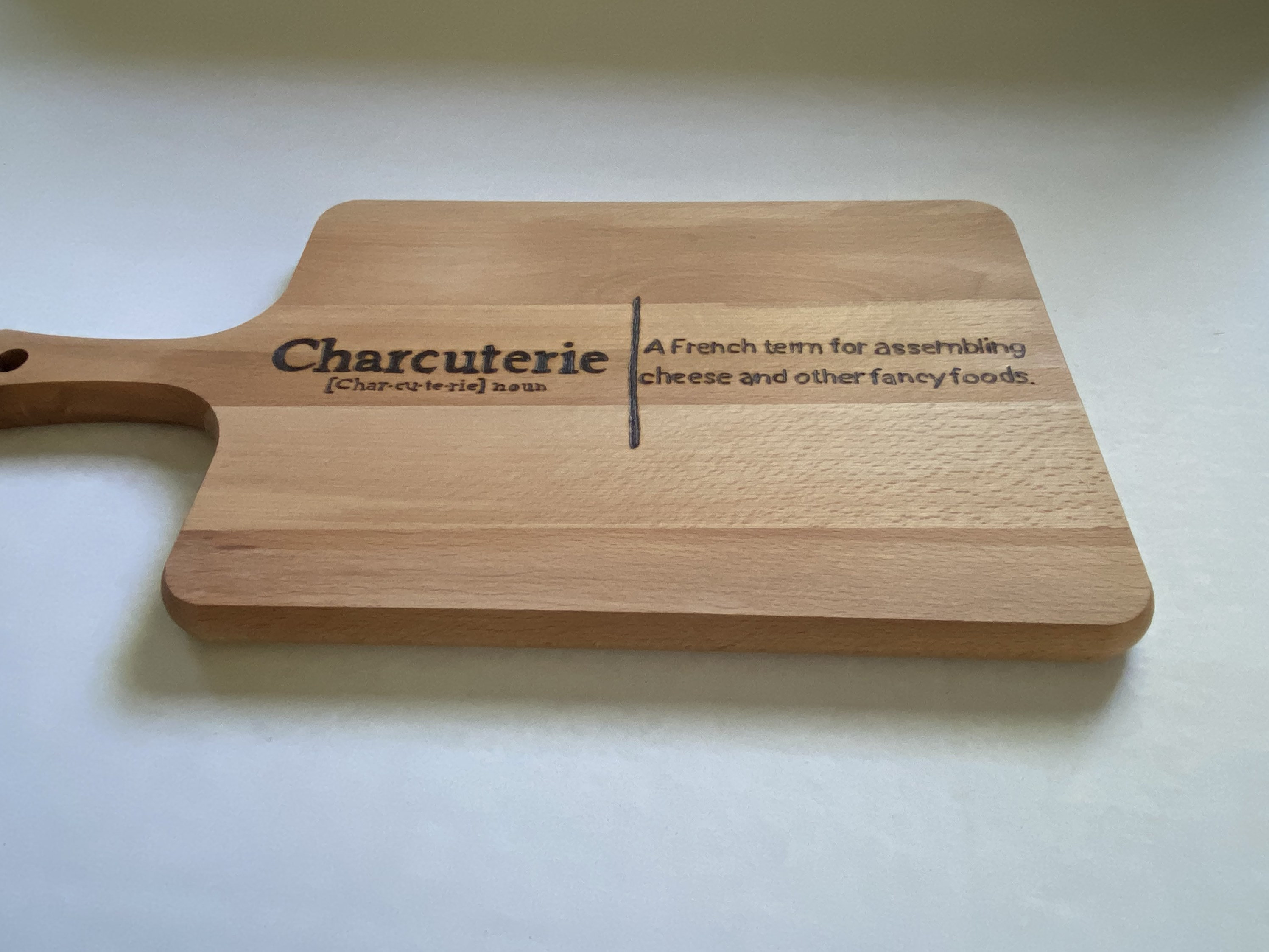 Cutting Board Wood Burned Charcuterie French Term Cheese Fancy Etsy