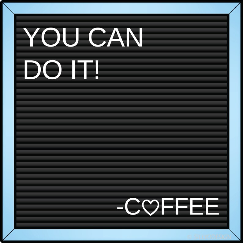 Black Felt ADD YOUR TEXT editable clipart Square Letter Boards Clip Art