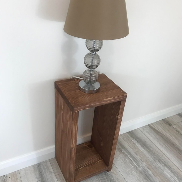 BRAND NEW Handmade Rustic Wooden Bedside Table - Many Colours and Sizes!