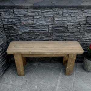 Solid Wood Bench- Many Colours. Unique Design. Handmade 画像 17