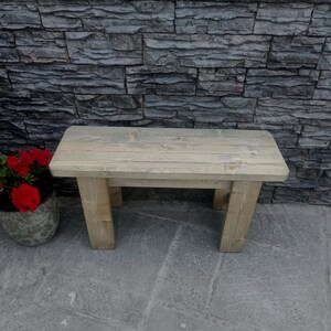 Solid Wood Bench- Many Colours. Unique Design. Handmade 画像 16
