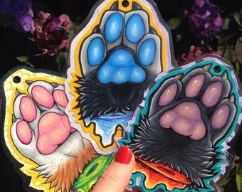 Fursona/Pälskling-karaktärs-tassmärken
