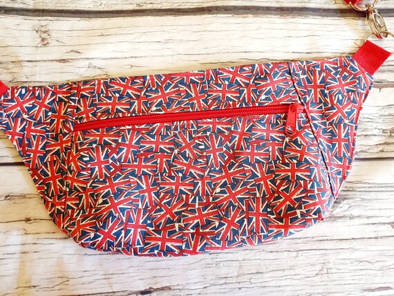 union jack bum bag