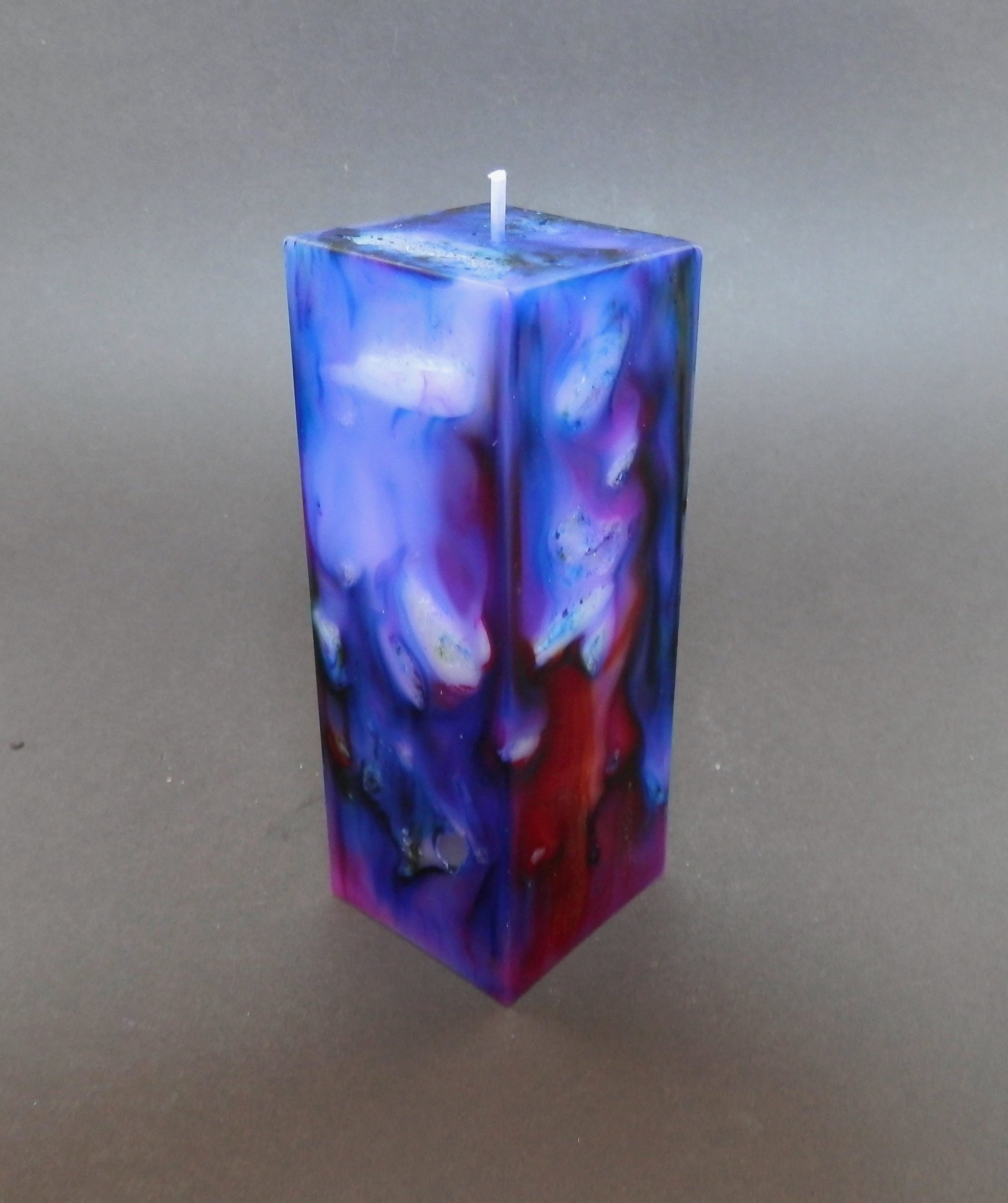 Handmade Candles, Square Candles, Unique Marbled Candles Etsy