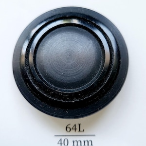 XL Vintage Black Button, Coat Button, Statement Button, Choose from 3 Styles